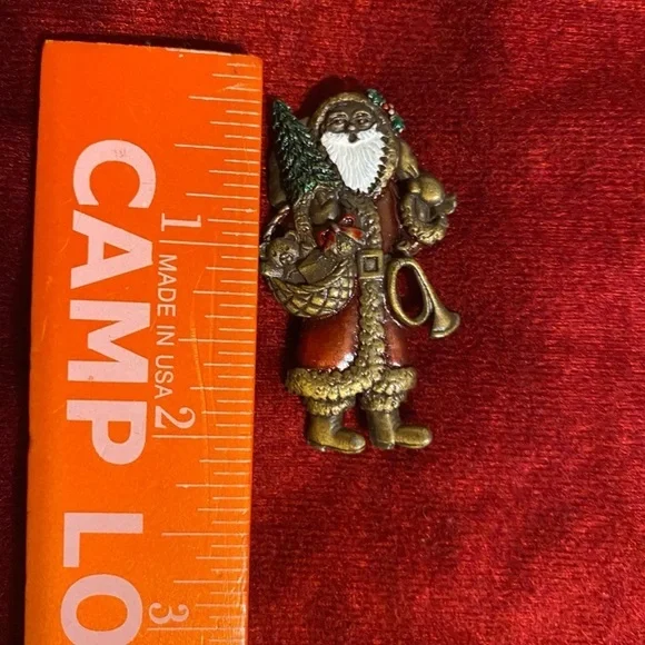 JJ vintage Santa Claus brooch - Picture 5 of 5